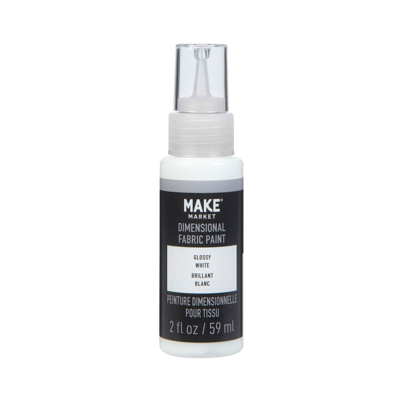 12 Pack: Glossy Dimensional Fabric Paint by Make Market&#xAE;